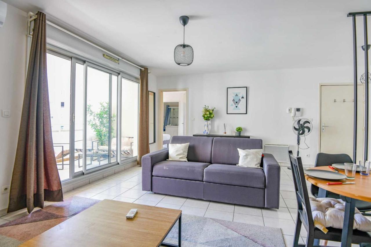 Appart 1 Ch Balcon Proche Saint-Charles Et Metro Lägenhet Marseille Exteriör bild