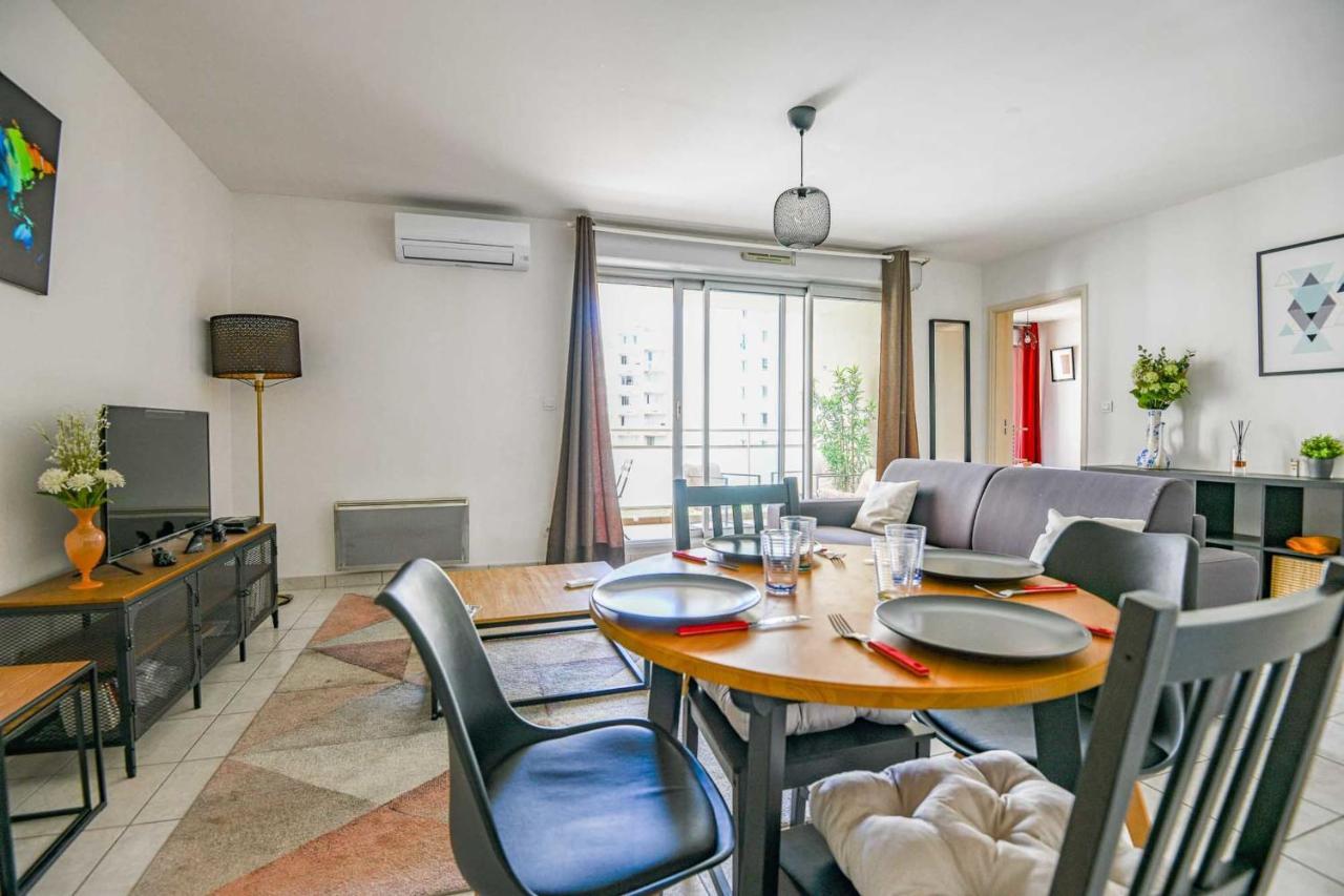 Appart 1 Ch Balcon Proche Saint-Charles Et Metro Lägenhet Marseille Exteriör bild